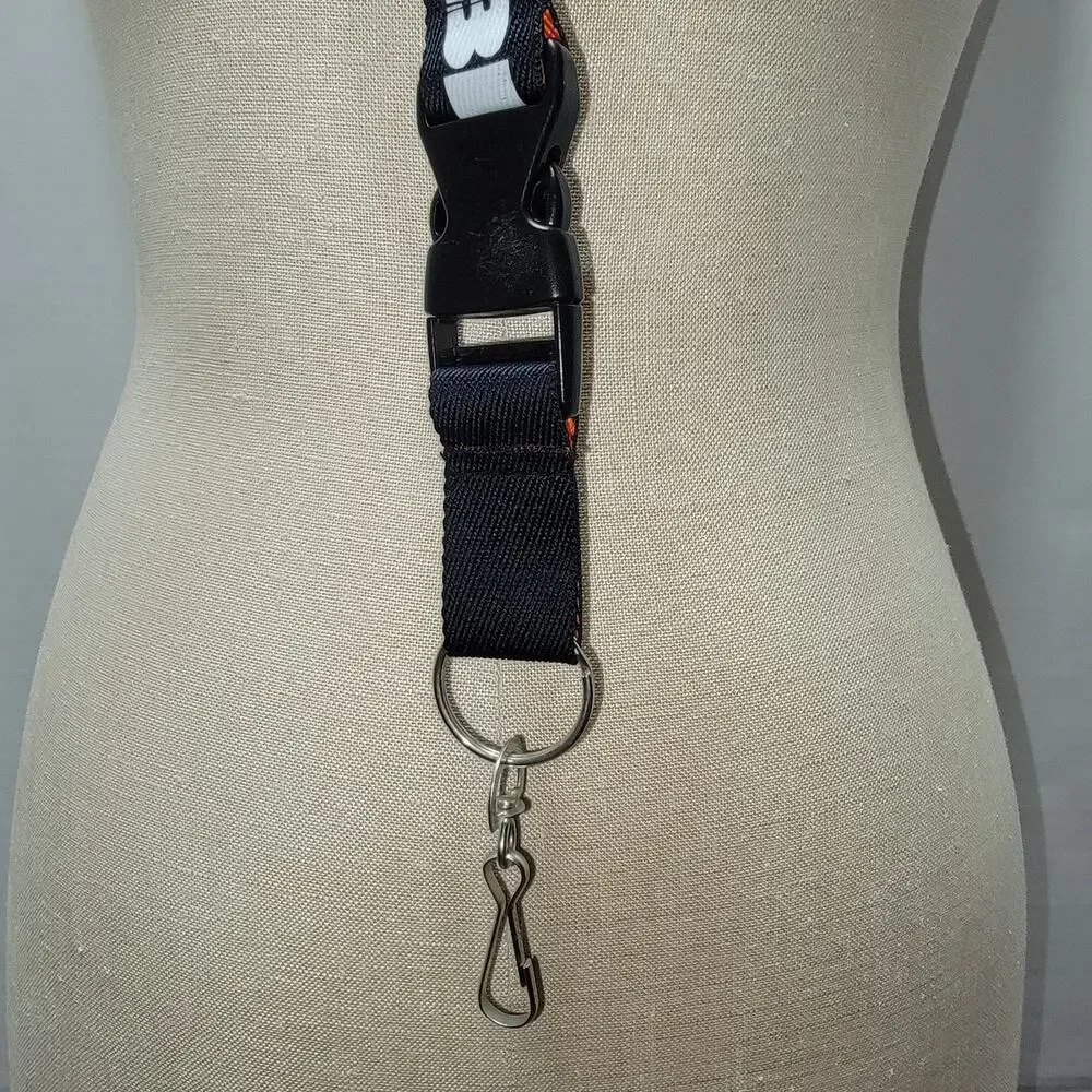 Chicago Bears Reversable Lanyard w/ Removable Clip - NWOT